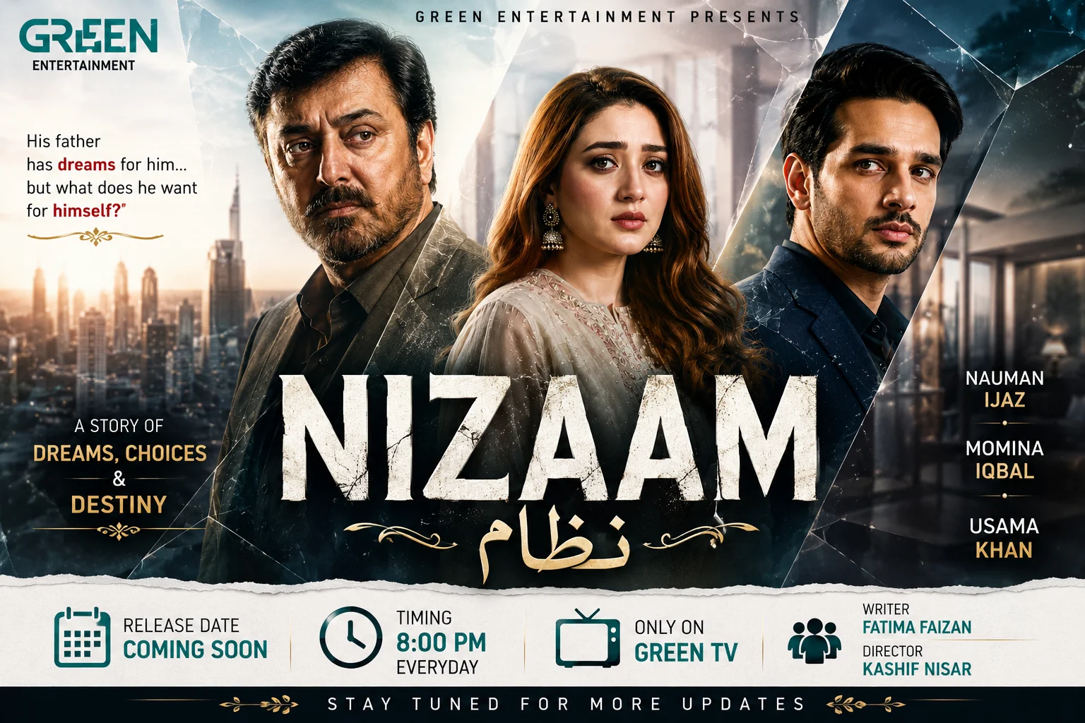 Nizaam Drama Cast and Release Date